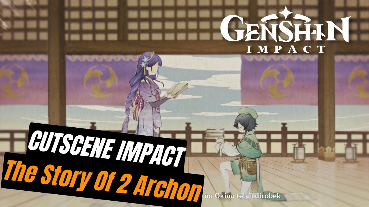 Raiden Shogun & Venti CutScene at Irodori Festival | Genshin Impact