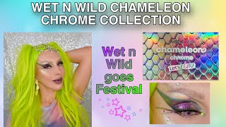 WET N WILD CAMELEON CHROME COLLECTION REVIEW, FESTIVAL LOOK