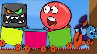 Мультфильм Игра для детей, Red Ball Красный ШАР Против Чёрного КВАДРАТА