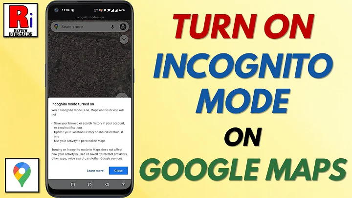 How to Turn On Incognito Mode on Google Maps