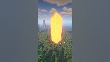 MINECRAFT : I BUILD EASY LAVA TOWER || #shorts #minecraft #viral #trending !