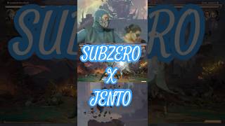 Subzero Janet Cage on the first hit lol #subzero #janetcage #mk1 #jento