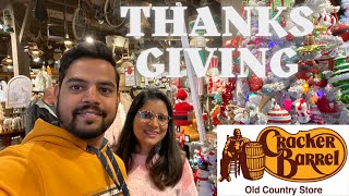 Thanks giving  -  Homestyle Turkey Dinner at Cracker Barrel  |  Pittsburgh  | USA 2021