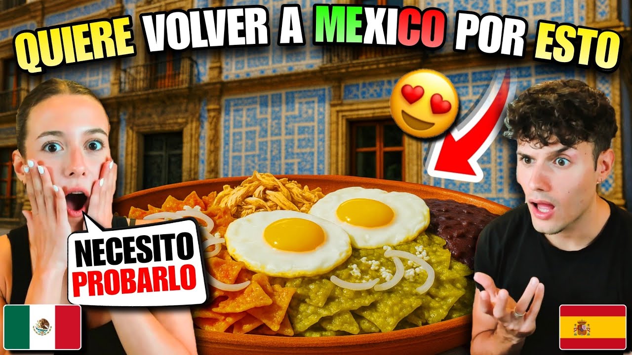 ESPAÑOLA QUEDÓ ANTOJADA al REACCIONAR a UN DESAYUNO MEXICANO 🇲🇽😳 *por PRIMERA VEZ*