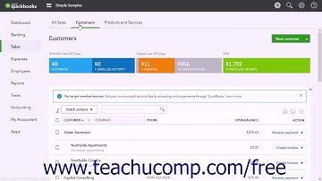 QuickBooks Online Plus 2017 Tutorial Handling Bounced Checks by Journal Entry Intuit Training