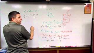 Math 98 factoring in story problems
