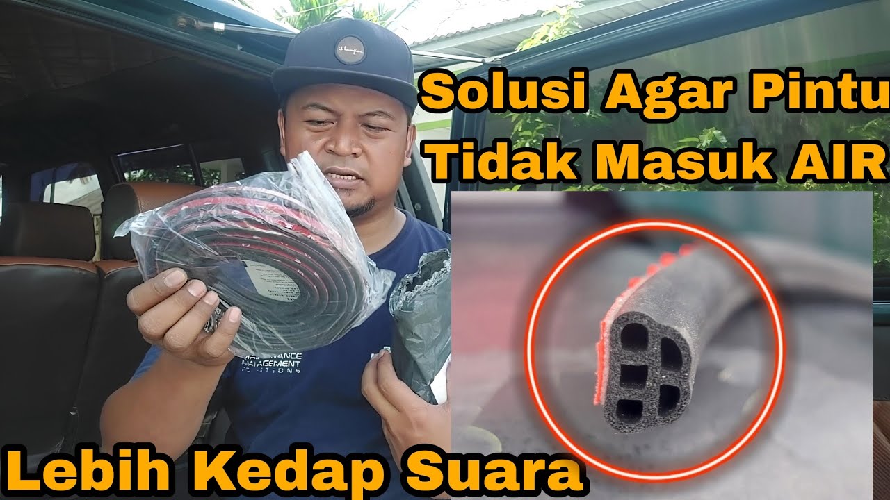 Pemasangan Karet peredam Mobil pada pintu || SIDEKICK || VES