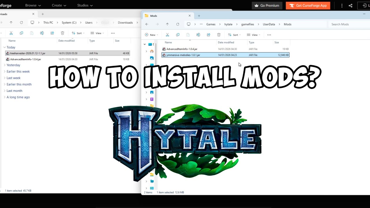 Hytale How to install mods