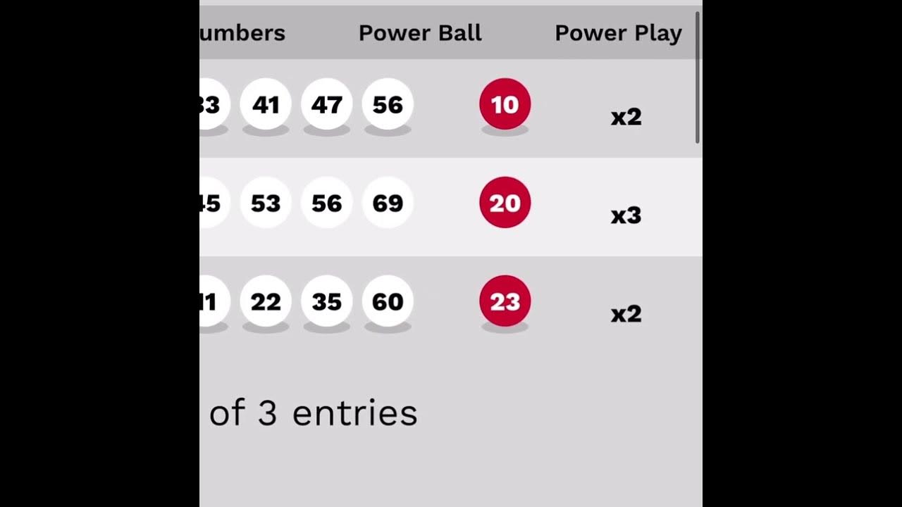 WINNING POWERBALL NUMBERS 11/7/2022 YouTube