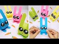 Bobble Head Paper Bunny | How to make a Paper Bunny easy | DIY Paper Rabbit | Easy Paper Craft