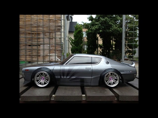 ラジコンボディ制作】ABCホビー スカイライン ケンメリGT-R バリバリ
