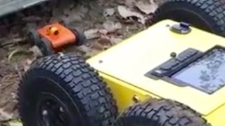 Robot deploys robot for hard to reach places