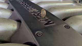 Mercedes-Benz M120 6.0 Coin test. Engine start/stop