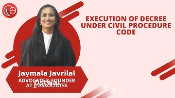 Execution of decree under Civil Procedure Code | 𝗝𝗮𝘆𝗺𝗮𝗹𝗮 𝗝𝗮𝘃𝗿𝗶𝗹𝗮𝗹 𝗢𝘀𝘁𝘄𝗮𝗹