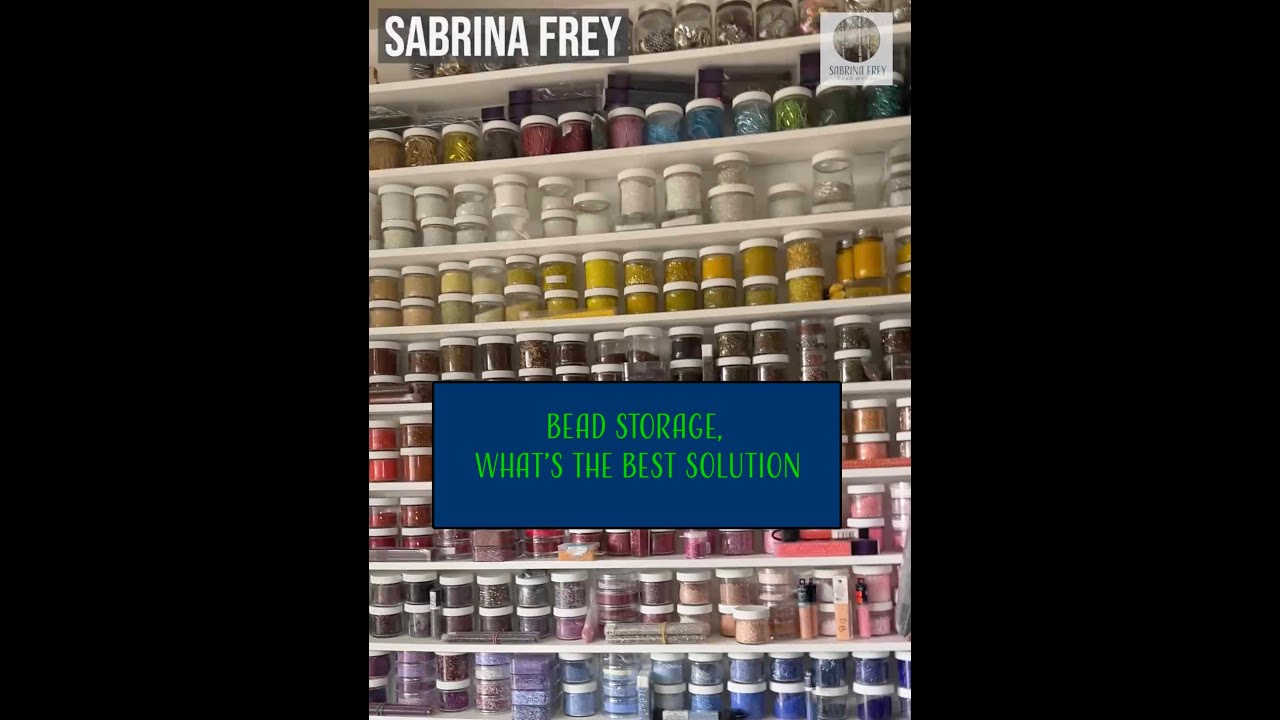 How can I organize all these beads? Does storage matter in bead mosaics? YES and here's why!