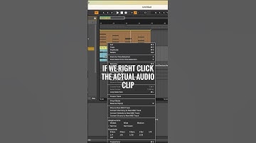 How to reverse audio in Ableton ￼