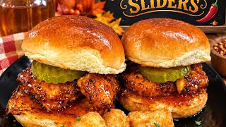 Hot Honey Chicken Sliders