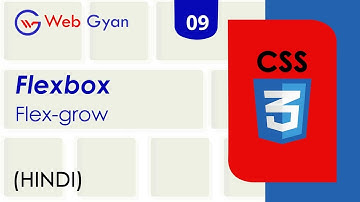 CSS Flexbox Flex-Grow Tutorial in Hindi.
