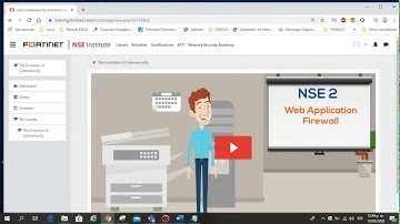 Fortinet NSE 2 Lesson 11 Web Application Firewall