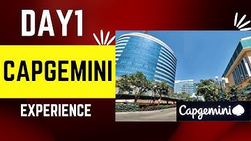 Day 1 at Capgemini | Onboarding & Training Experience #creatingforindia