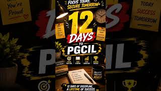 ❤️ 12 Days Left to Change Your Life | PGCIL Motivation #pgcil #pgcildt #rrbje