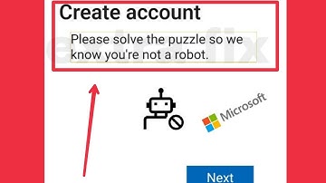 Microsoft Account Fix Please solve the puzzle so we know you