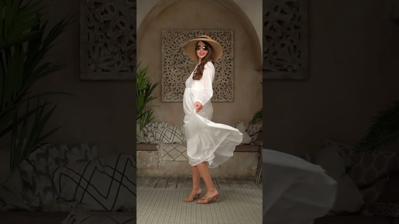 Пляжная одежда NAEMY BEACH 2024_ 8203 24 белый 1 