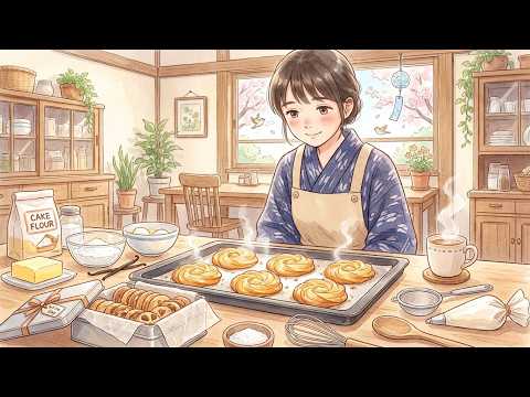 White Day Butter Cookies ASMR  | Ghibli Style Cozy Japanese Kitchen