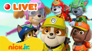 🔴 EN VIVO: Las MEJORES Rescates en Equipo de la Patrulla Canina 🐶 con Rubble, Skye y Más | Nick Jr.