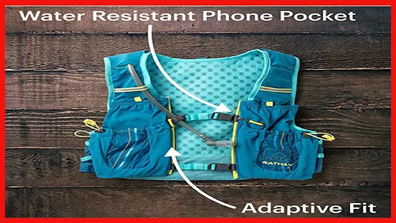 Gilet D'hydratation Nathan VaporKrar 4L – Taille S, Pour Running Et Trail