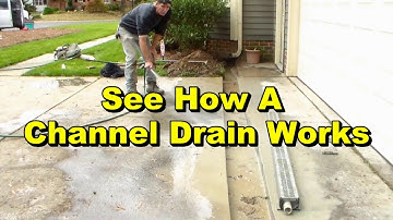 See Channel Drain System Working with Sump Pump Discharge, Follow Up after 3 inch rainfall