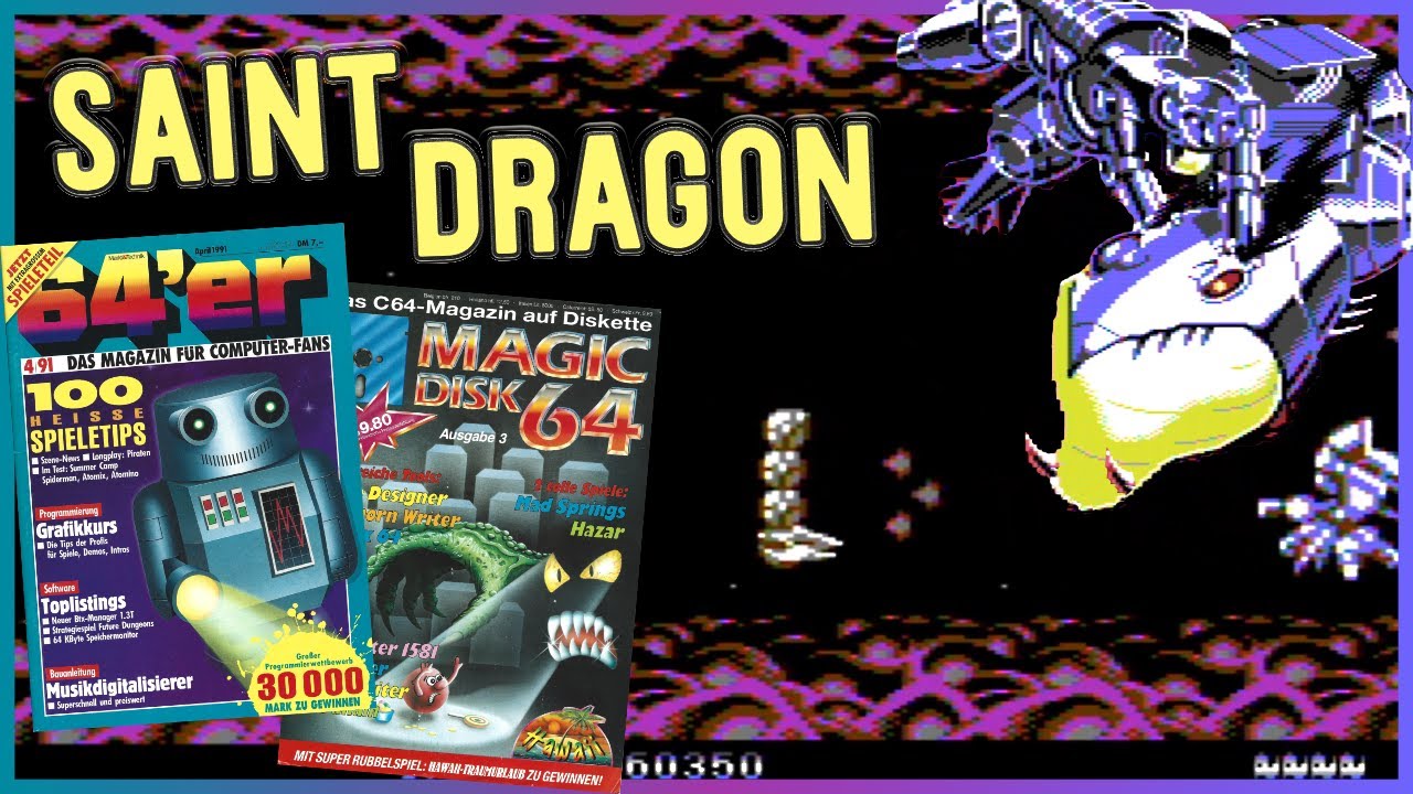Saint Dragon (C64) / Review & Let's Play