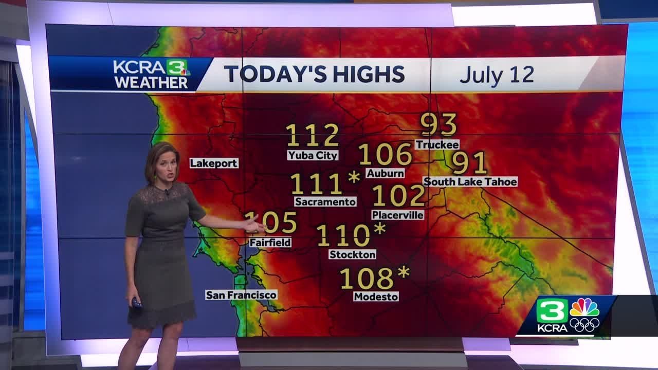 Excessive heat in Northern California breaks records - YouTube