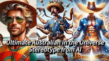 Asking AI to Create a Australian Male , and Making Him More and More Australian!!!