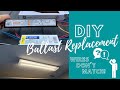 Garage Light DIY fix: Wire colors don’t match on replacement light ballast.