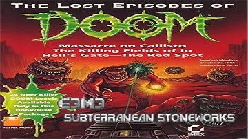 Doom: The Lost Episodes of Doom - E3M3: Subterranean Stoneworks (100%) [DOSBox]