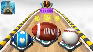 Going Balls Gameplay Walkthrough | Rolling Ball Platformer Challenge (Android iOS) Part 2 screenshot 5
