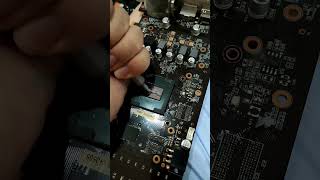 Thermal Paste Application for GPU or Direct Die | Repasting Palit GTX 950 | GPU Cleaning #shorts