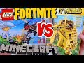 ЛЕГО MINECRAFT из ЗОЛОТА против Лего FORTNITE [ТРЭШ]