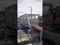 Loco pilots make the train slow to cross the railway bridge.#indianrailways #railway #train