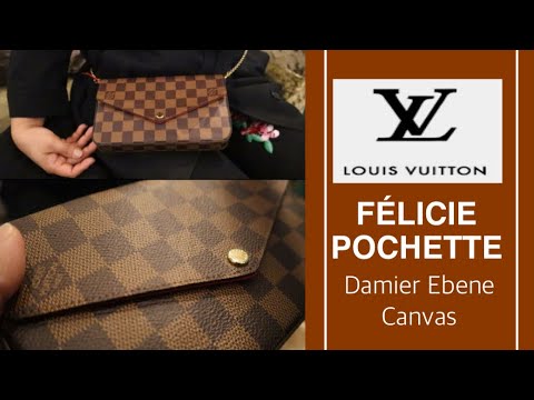 Louis Vuitton Pochette Felicie With Inserts Brown Damier Ébène Canvas -  MyDesignerly
