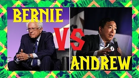 Bernie Sanders VS Andrew Yang | Universal Income or 15 Dollar Wage?