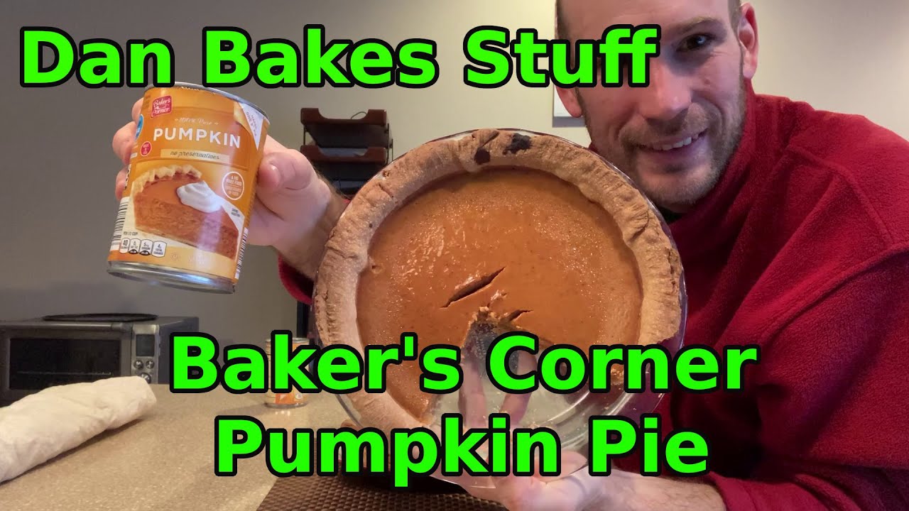 Dan Watts Bakes Stuff Ep. 8 Baker's Corner Pumpkin Pie with homemade