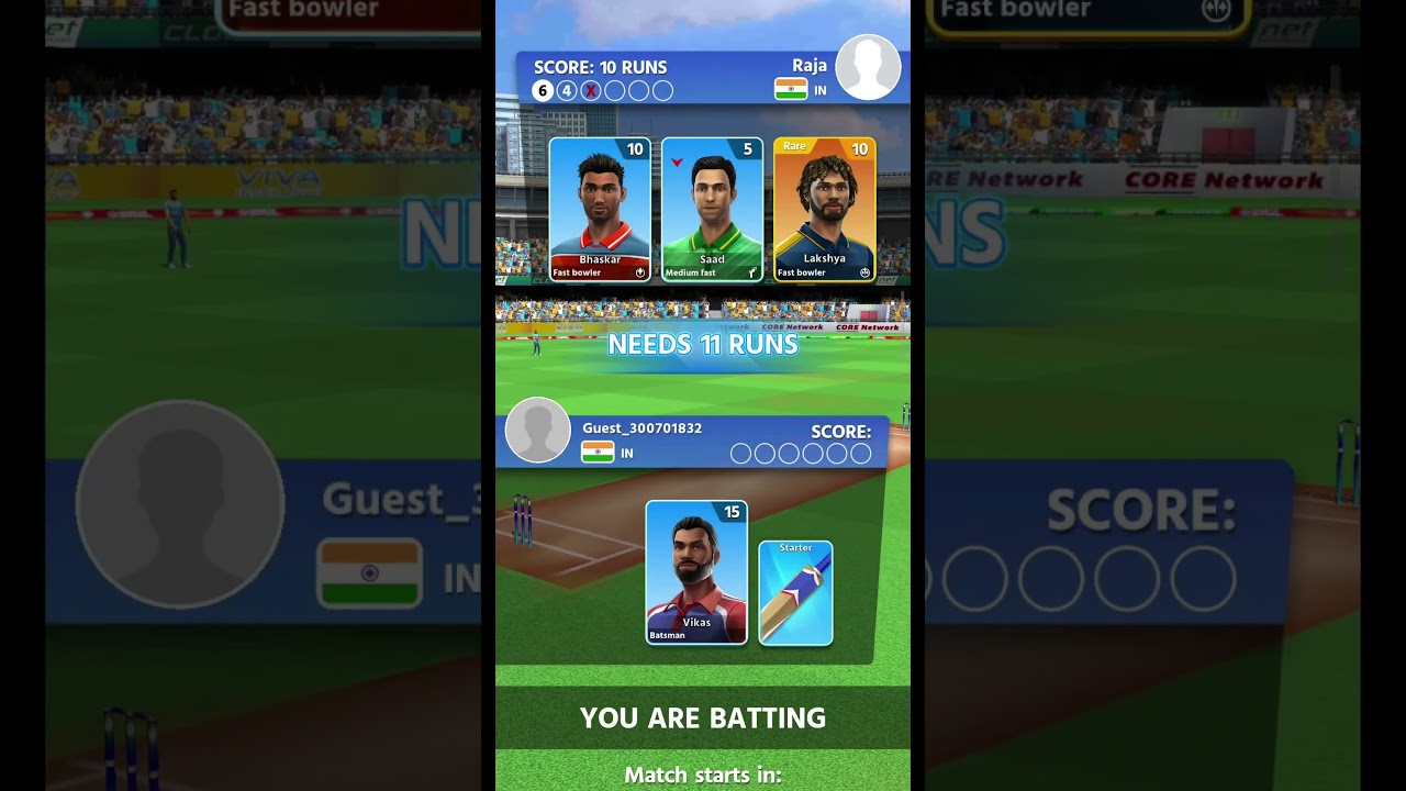 Raja ji ka saath One Over Match | 