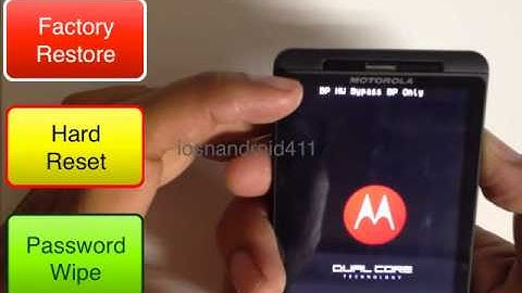 Hard Reset Factory Restore Password Wipe Motorola Droid X2 Verizon How to Tutorial