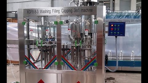 XGF8-8-3 Washing/Filling/Capping Monoblock 3-in-1 machine
