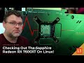 Checking out the sapphire radeon rx 7600xt on linux