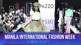 MANILA INTERNATIONAL FASHION WEEK X PURPLE HEARTS FEATURING PAZZO