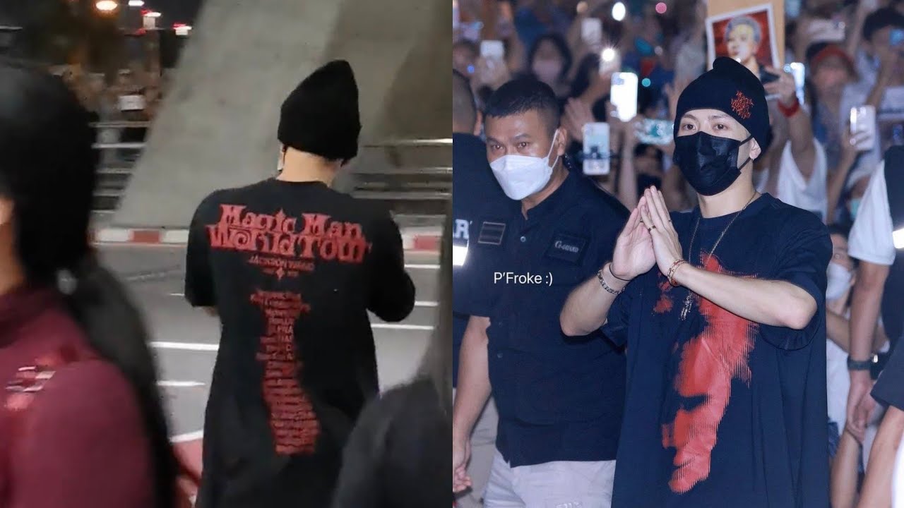 T-shirt GOT7 Jackson Wang Tour - Unisexe - 100% Coton - Neuf Avec étiquettes - Team Wang
