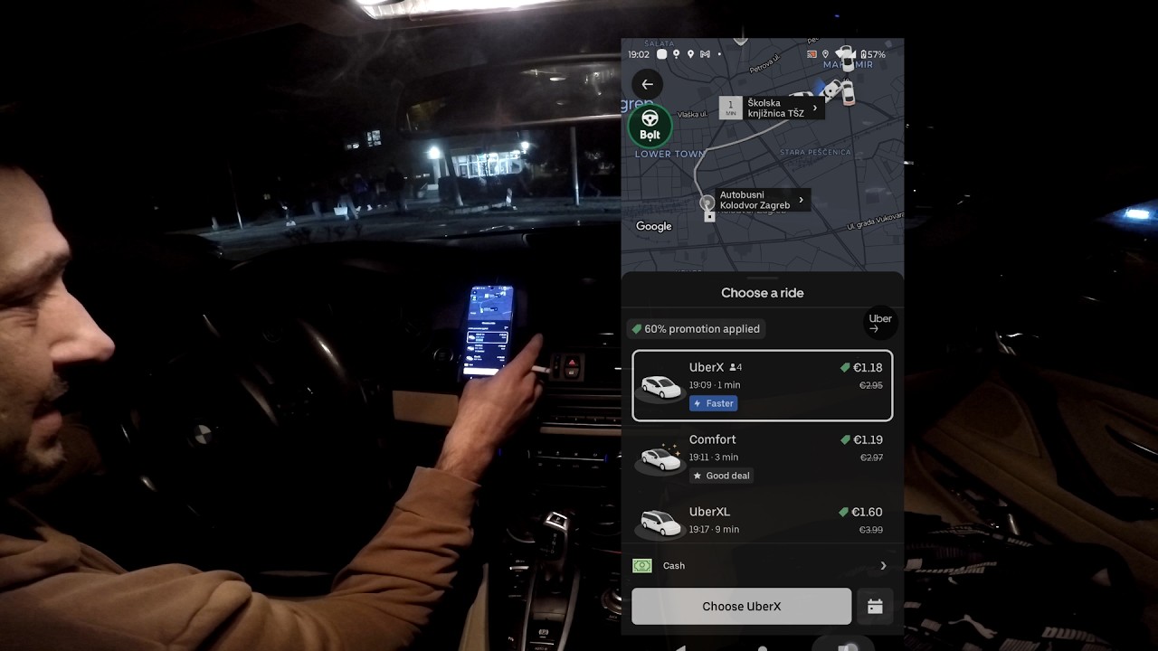 Ubili su noćnu tarifu - Uber vs Bolt - kukanje na cijene : Škola Loše Vožnje 🙈